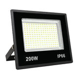 Refletor LED 200w Holofote SMD Branco Frio ATM Prova d'água
